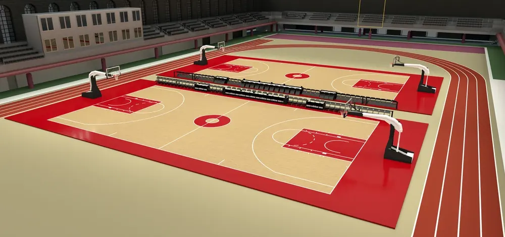 canchas de básquetbol techadas