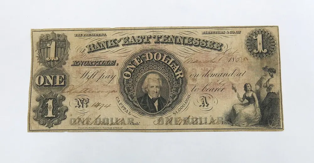 detalle de un billete