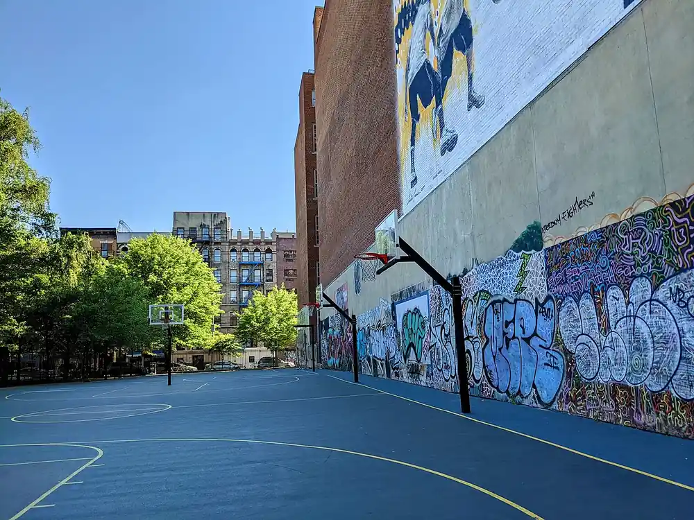 canchas deportivas vacías